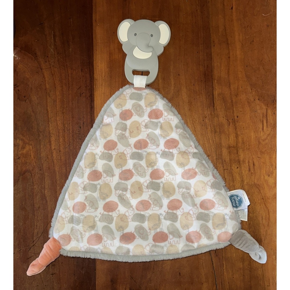 Elephant Teething Ring Mary‎ Meyer Putty Lovey Snuggy Soothing Security Blanket